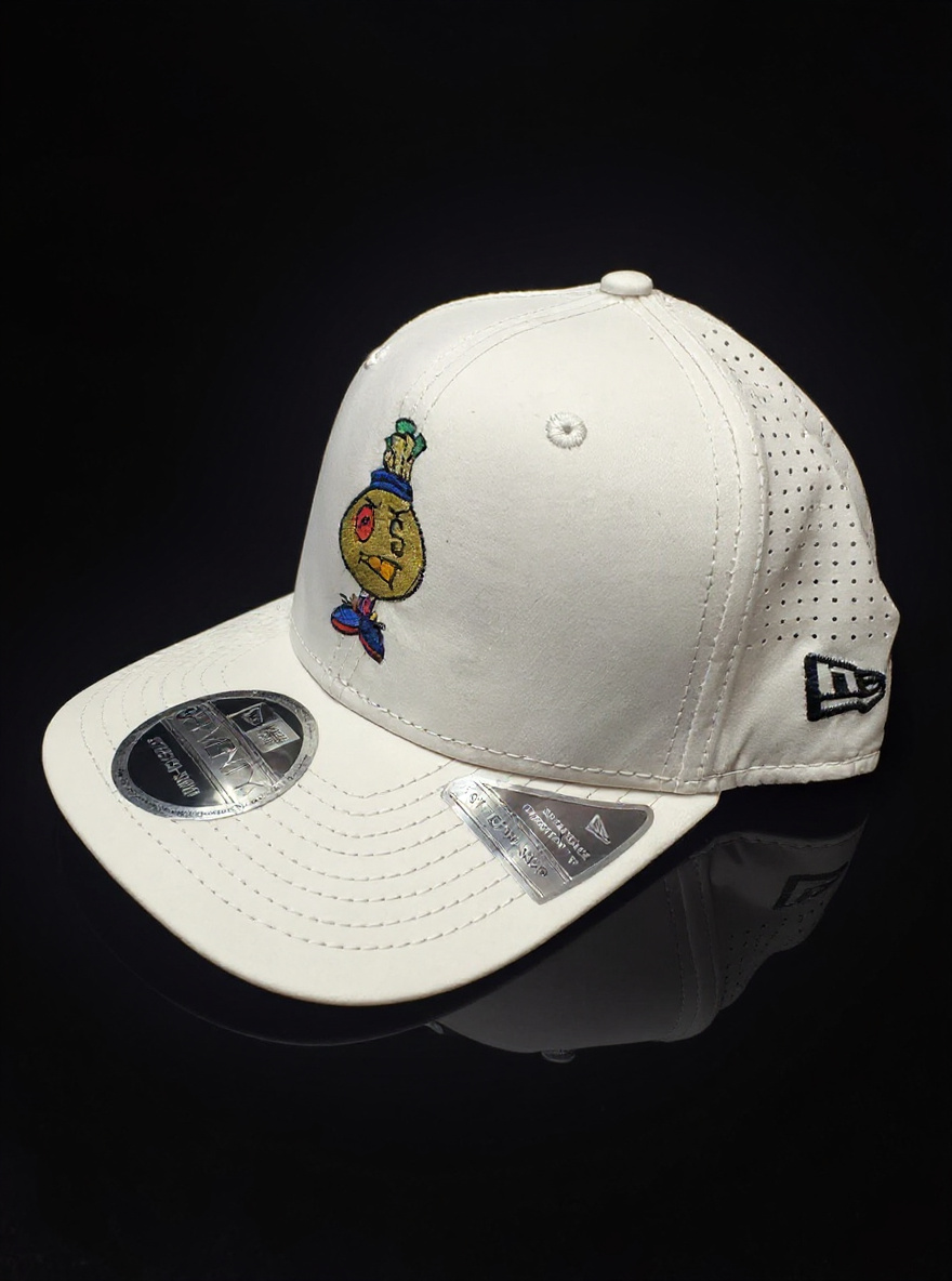 Richie Hustle x New Era dri-fit cap, Grey colorway